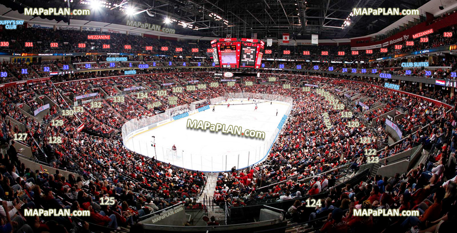 Panthers Seating Chart View