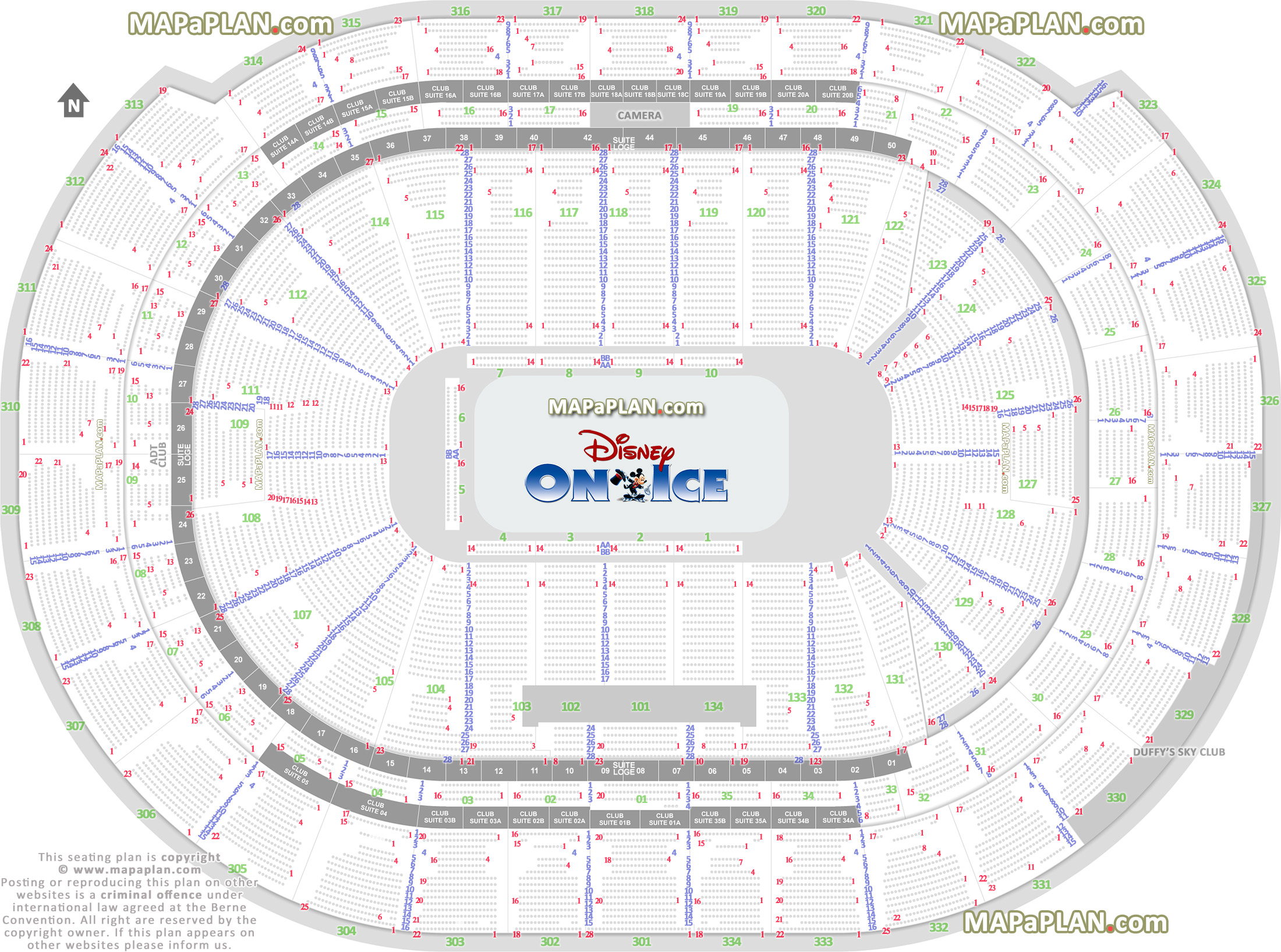 First Niagara Center Seating Chart Sabres