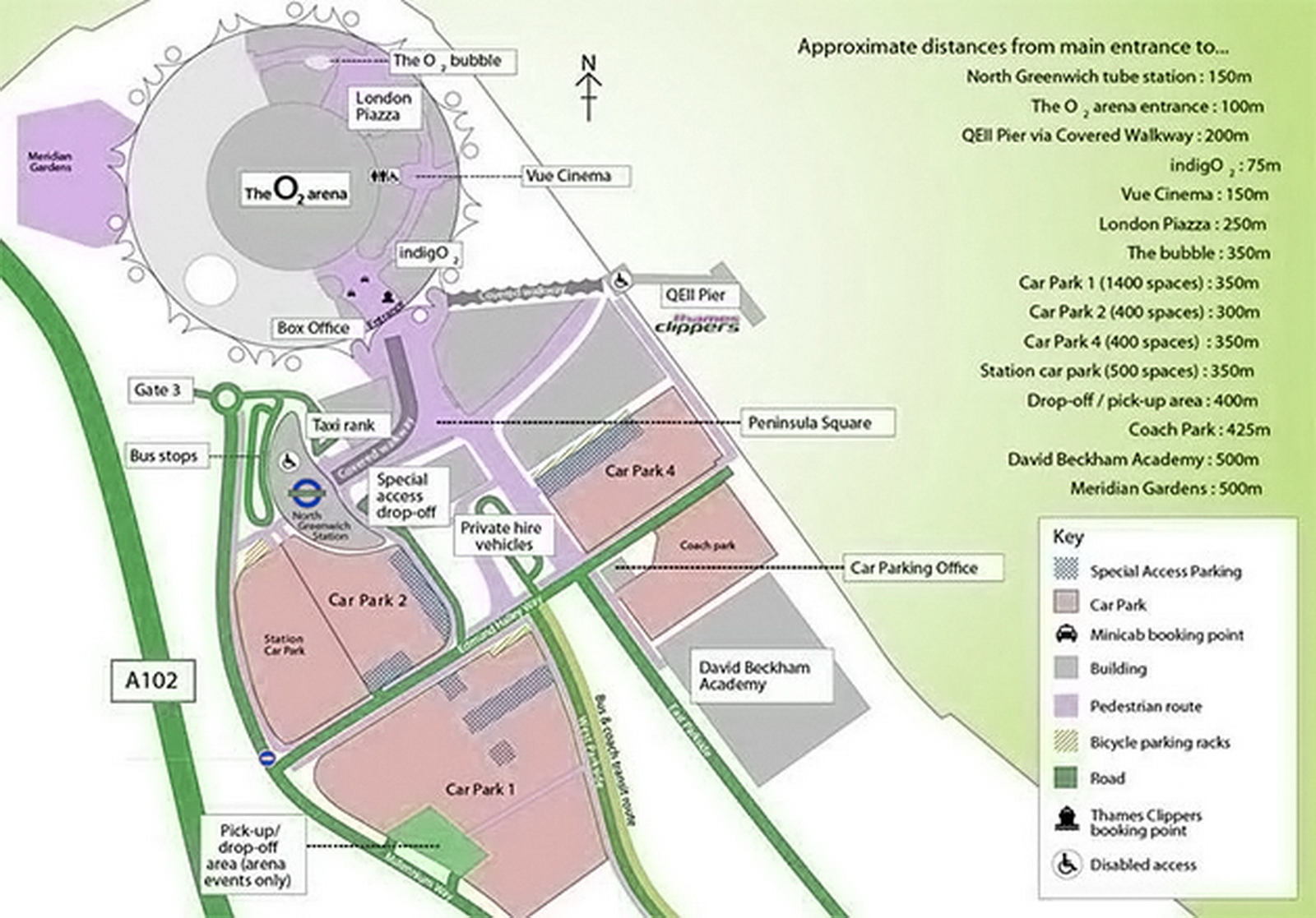 The O2 Arena London seating plan Peninsula Square in North Greenwich