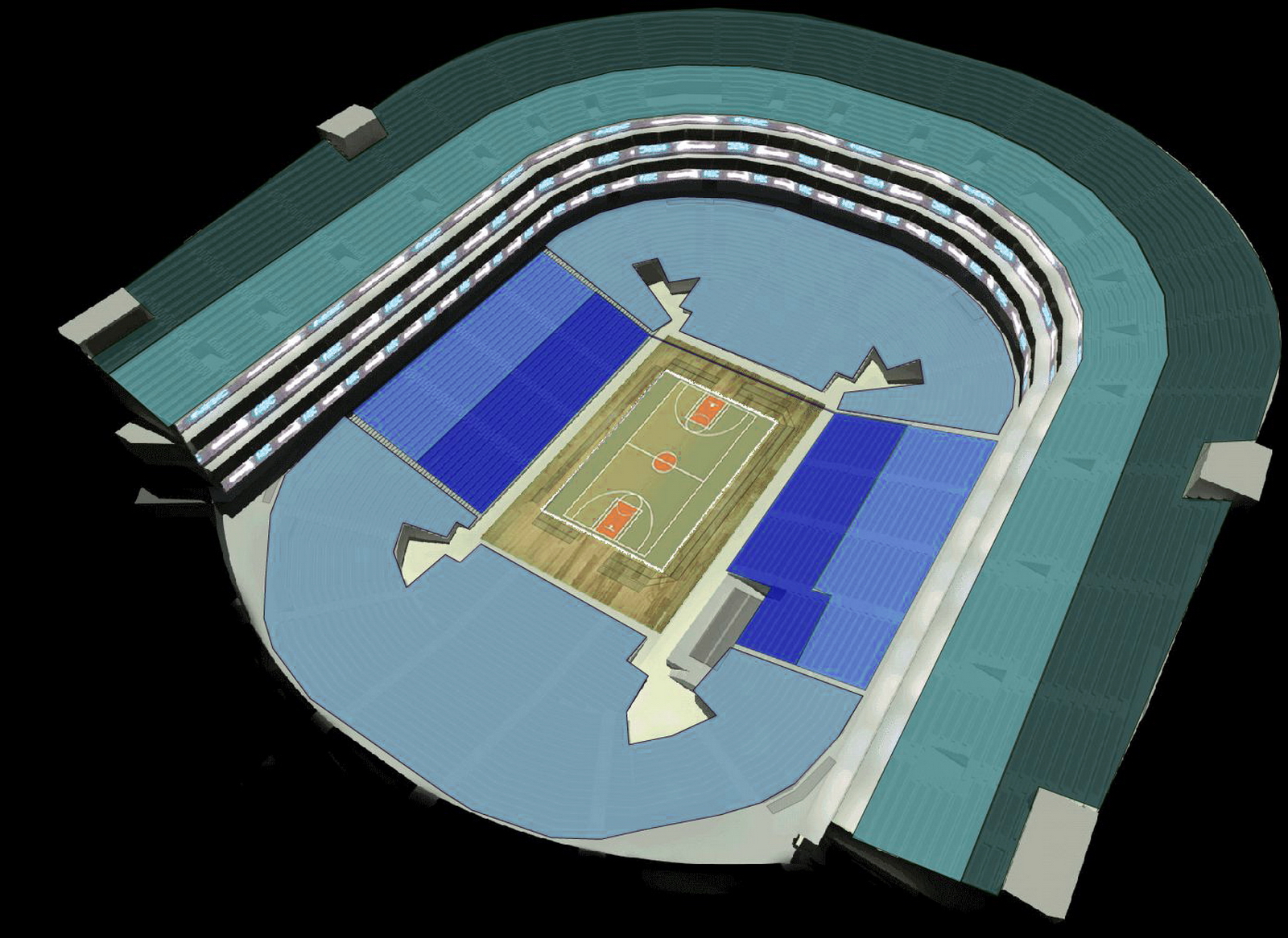 The O2 Arena London seating plan Plan perspective