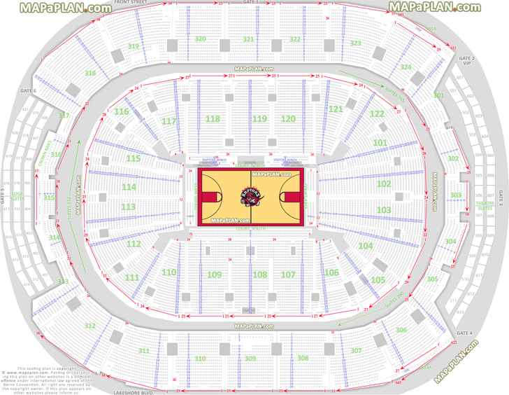 Raptors Seating Chart