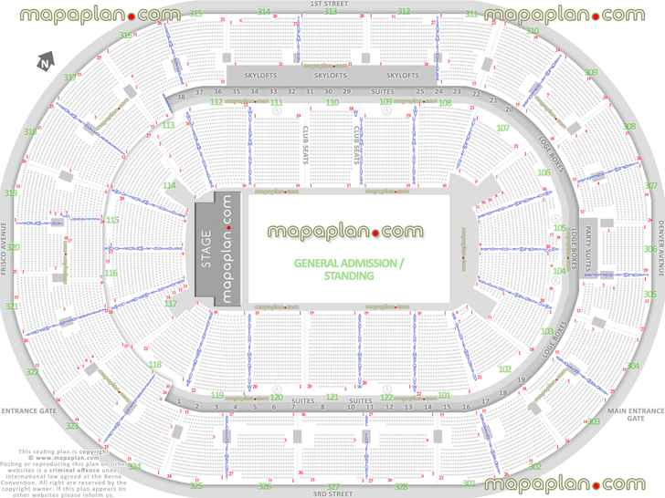 general admission ga floor standing concert capacity plan bank oklahoma center how many seats row sections 101 102 103 104 105 106 107 108 109 110 111 112 113 114 115 116 117 118 119 120 121 122 Tulsa BOK Center seating chart