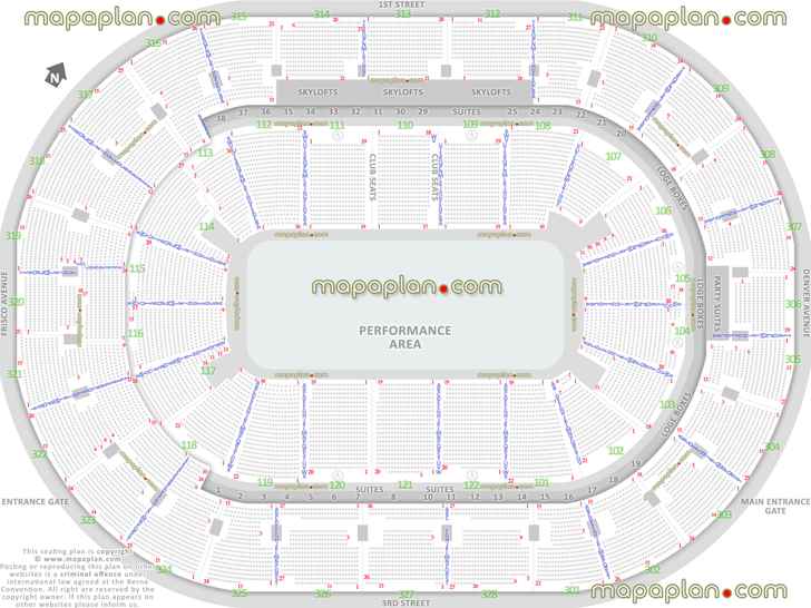 performance area for shows half house theater sport events pbr professional bull riders cirque du soleil ringling bros monster truck jam nitro circus arenacross football best good bad worst partial obstructed view seats Tulsa BOK Center seating chart