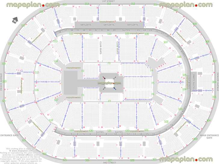 Us Bank Arena Seating Chart For Wwe