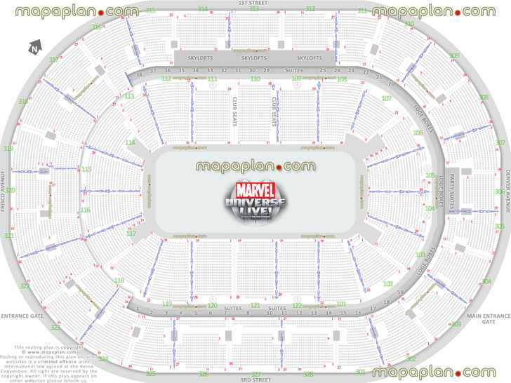 Keybank Center Interactive Seating Chart