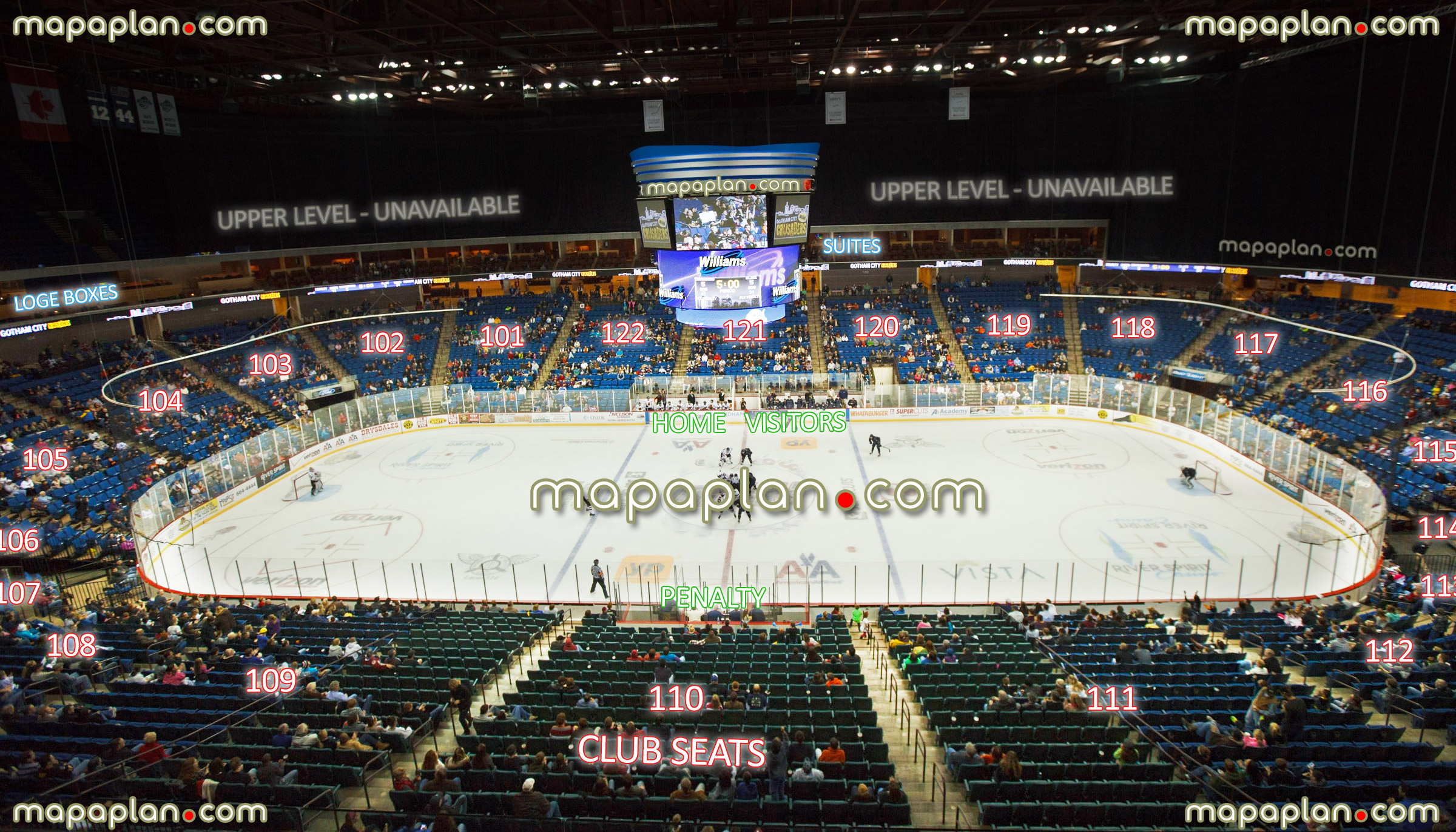 Tulsa Oilers Hockey Seating Chart