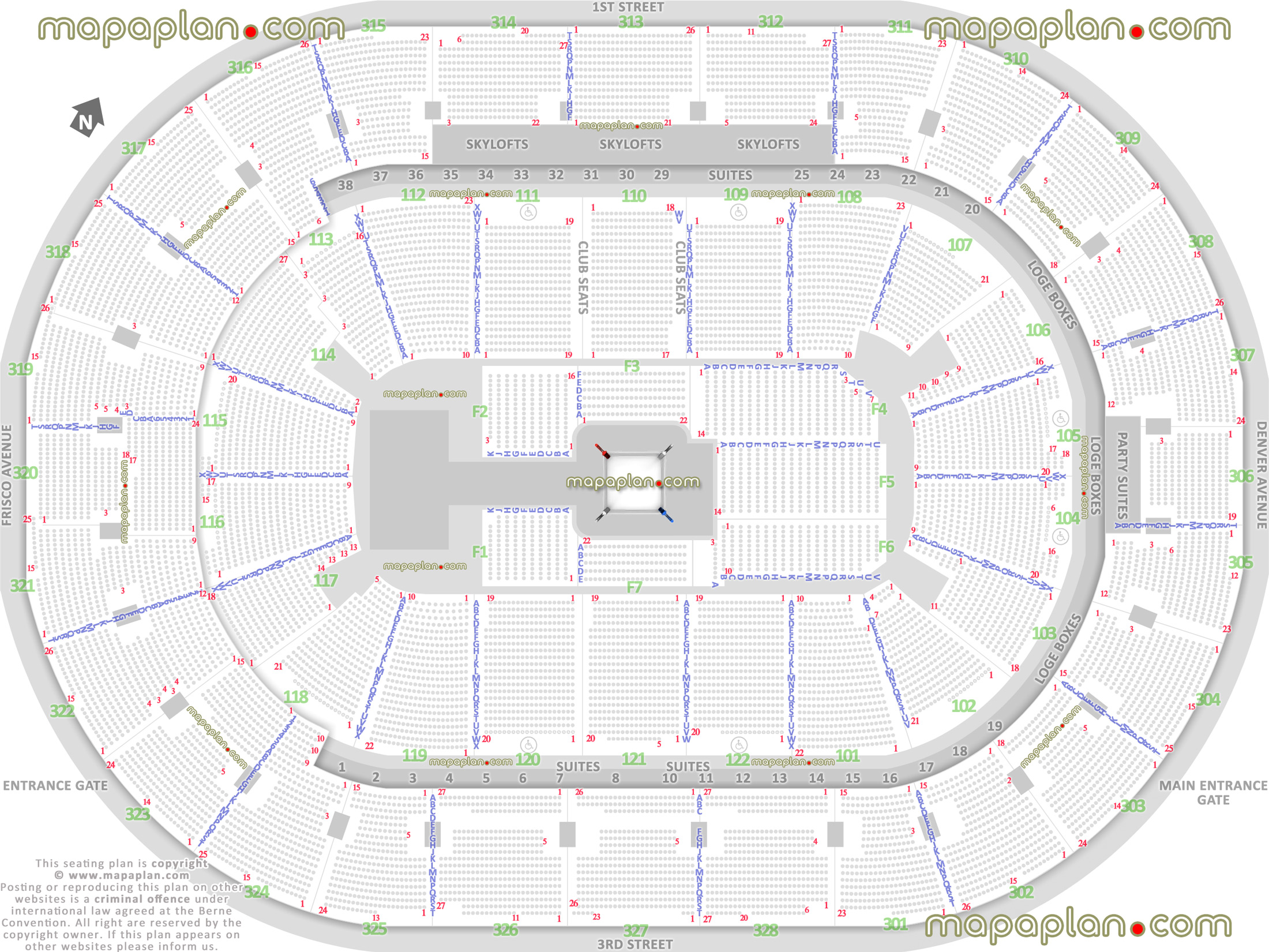 wwe wrestling ufc mma fights boxing match events map row 360 round ring configuration how many rows sections 301 302 303 304 305 306 307 308 309 310 311 312 313 314 315 316 317 318 319 320 321 322 323 324 325 326 327 328 Tulsa BOK Center seating chart