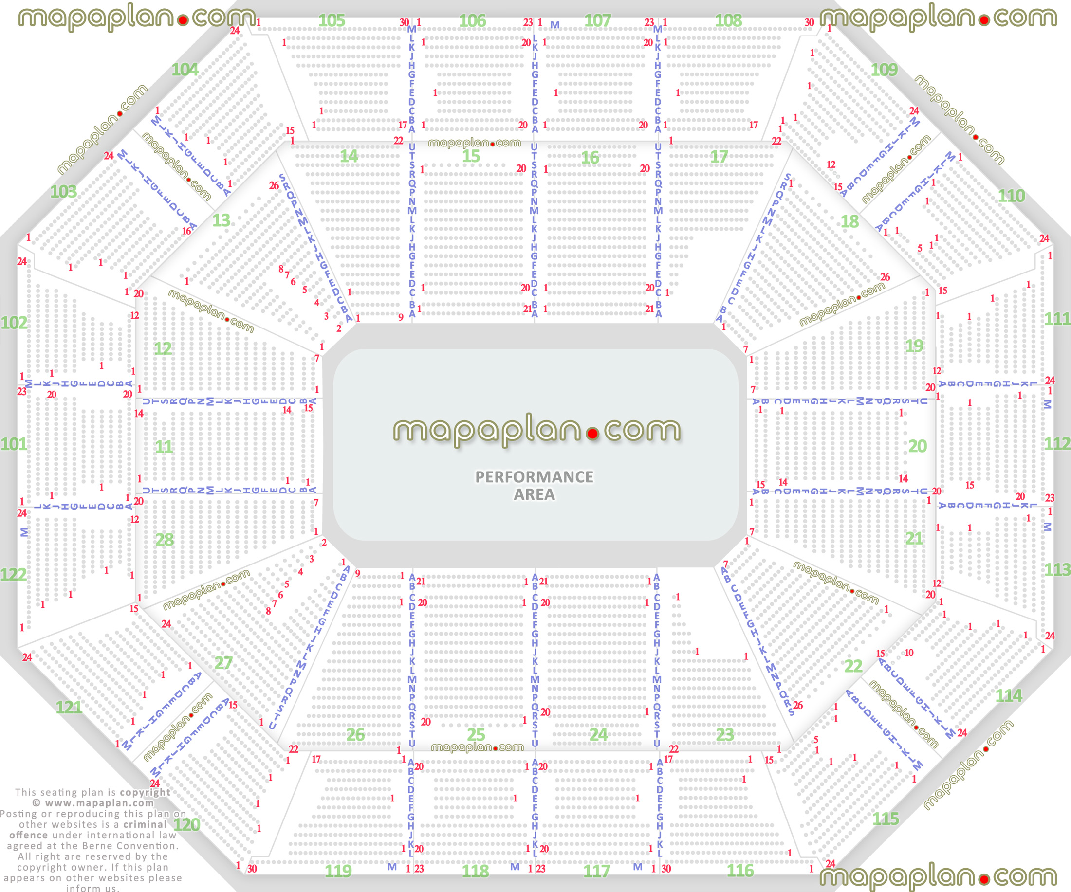 Mohegan Sun Arena Virtual Seating Chart