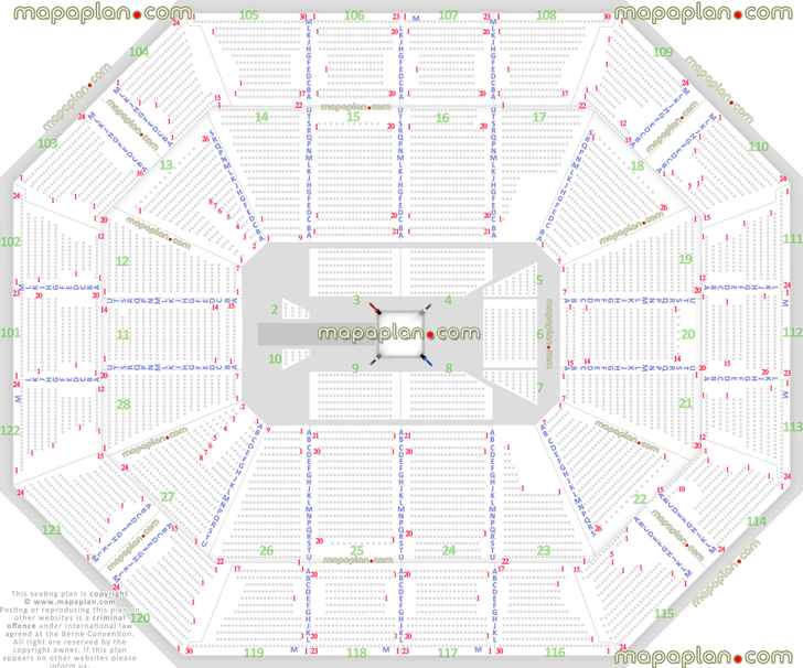 wwe raw smackdown live wrestling 360 round ring configuration best good bad worst partial obstructed view seats Uncasville Mohegan Sun Arena seating chart