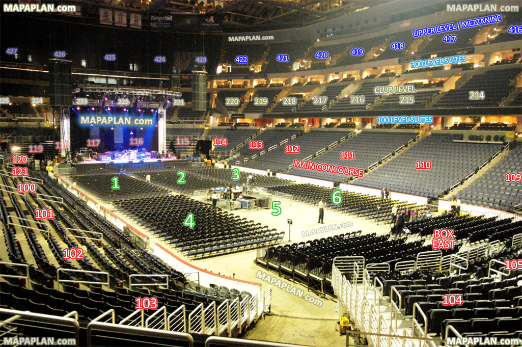 Washington Verizon Center Seating Chart