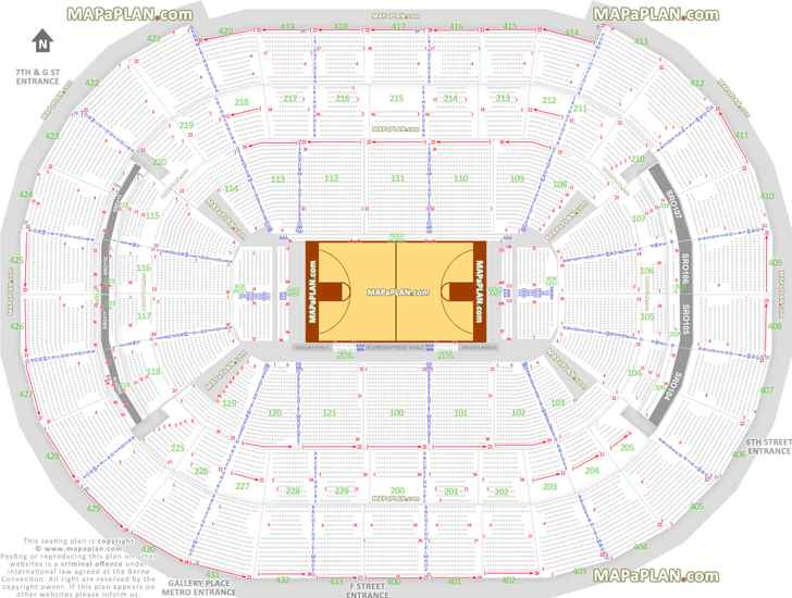 Verizon Center Virtual Seating Chart Concert