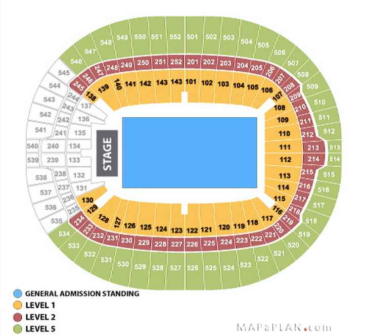 Olympic Stadium Seating Chart Soccer