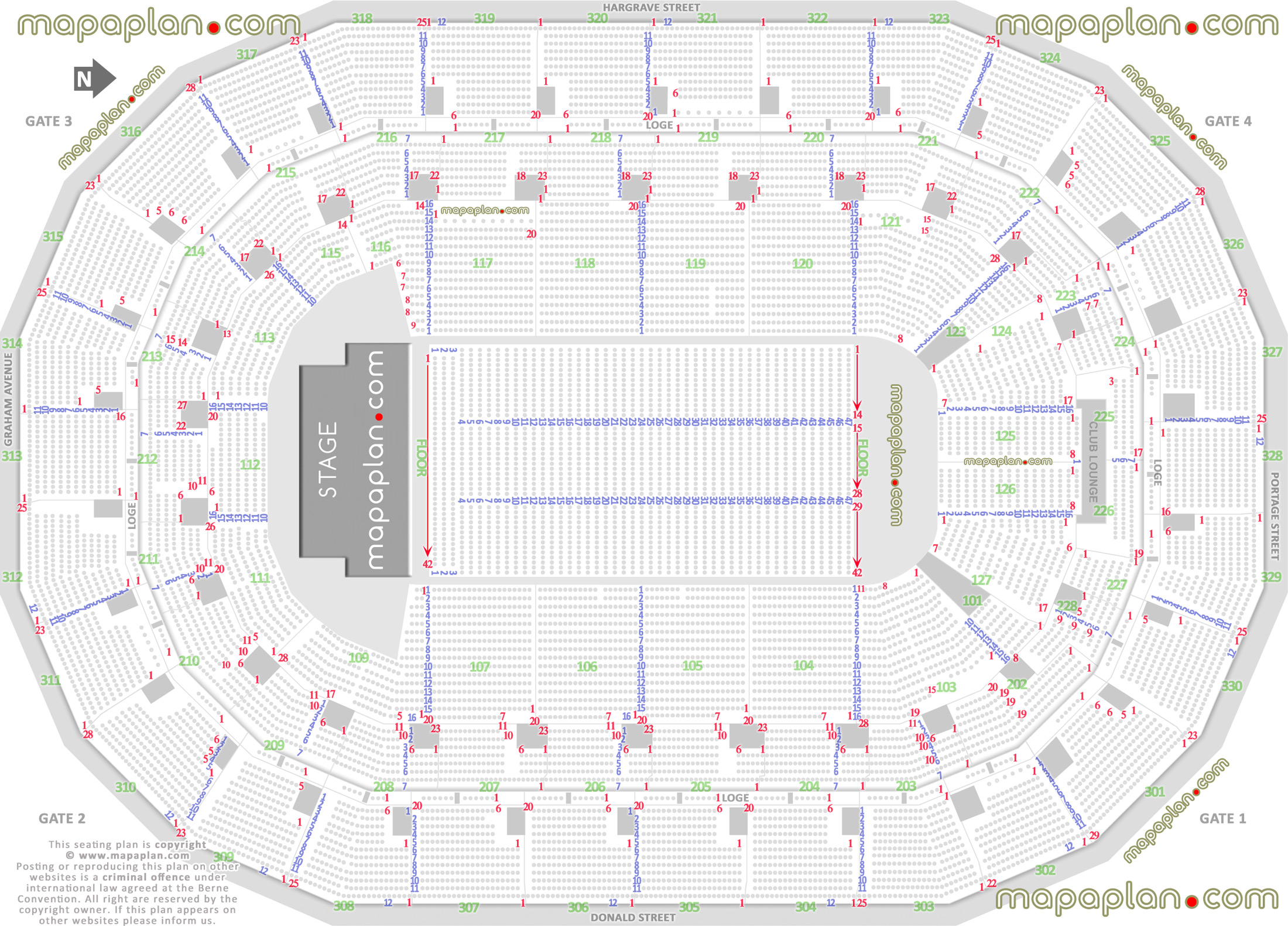 Bell Mts Centre Seating Chart