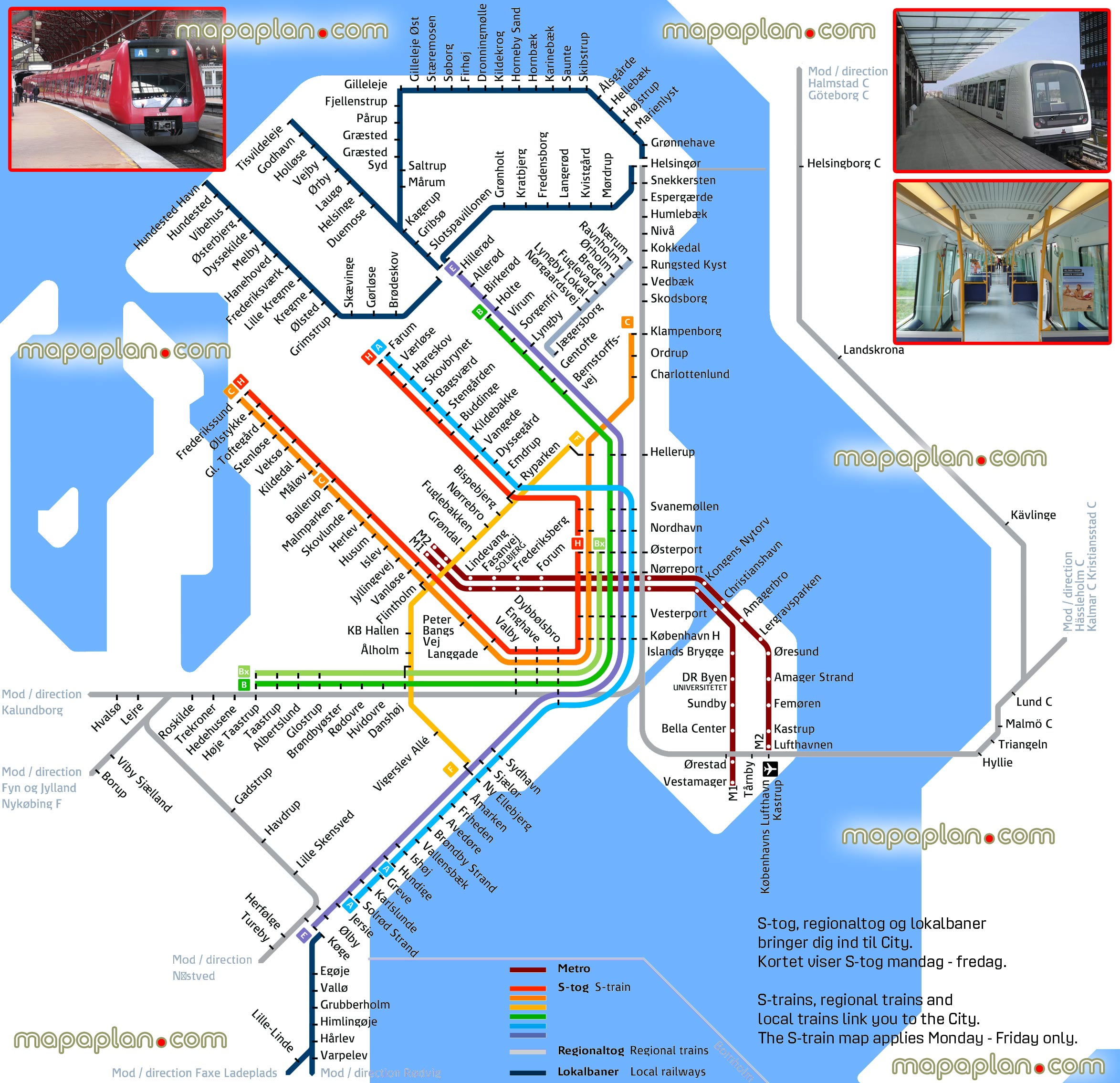 Copenhagen Map Copenhagen Metro Train S Tog Lines Stations Dsb Public Transport Rail System Transit Zones Diagram In English Updated Network Plan With Routes Stops Regional Local Railway Airport