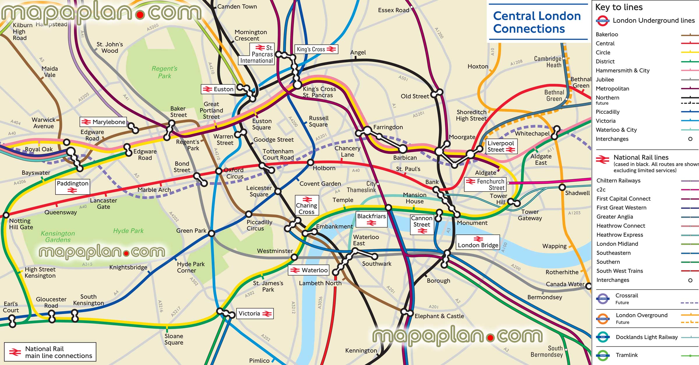 London tube geographical accurate true geographically correct underground stations location plans London Top tourist attractions map