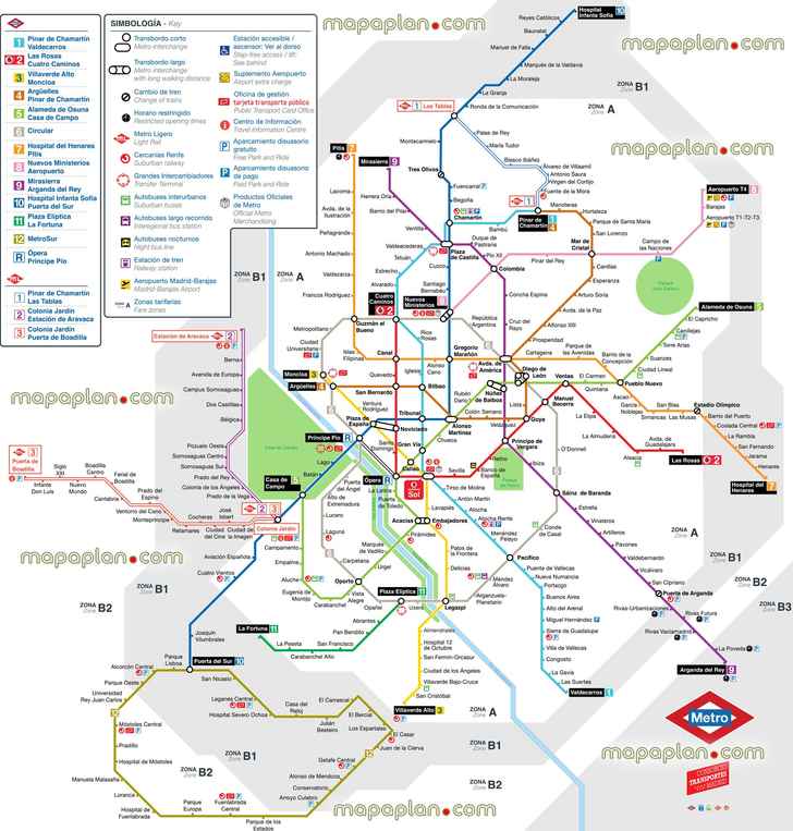 Madrid Maps Top Tourist Attractions Free Printable City Street Map Mapaplan Com