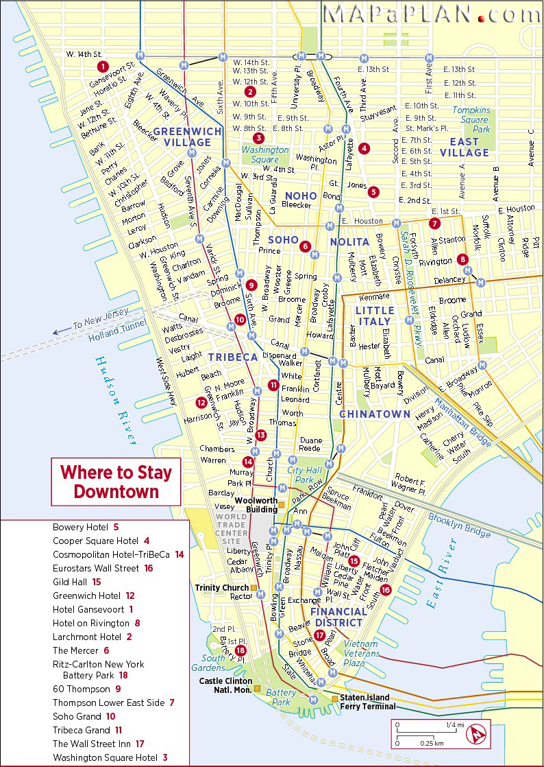 downtown-manhattan-hotels-new-york-top-tourist-attractions-map