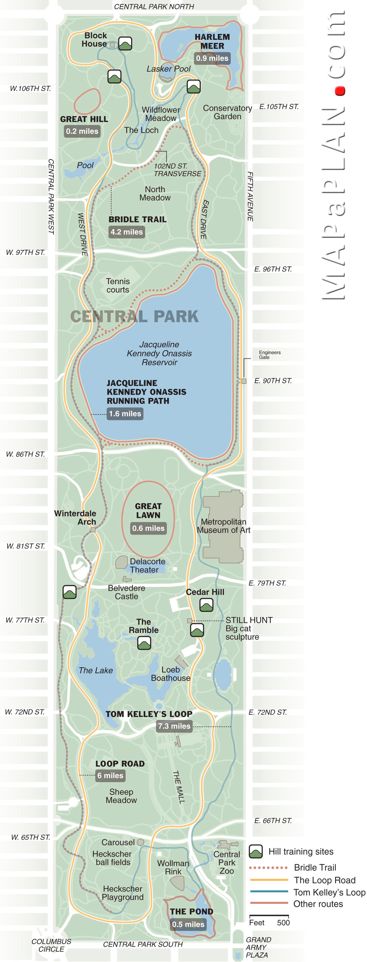 central-park-running-tracks-jogging-routes-new-york-top-tourist-attractions-map