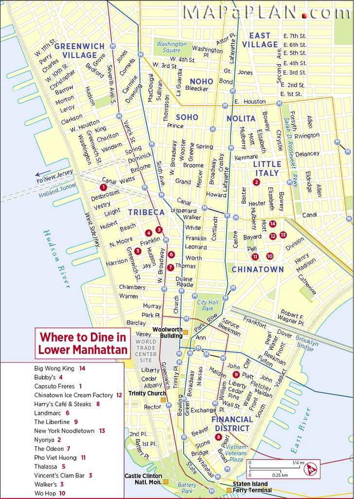 Maps Of New York Top Tourist Attractions Free Printable