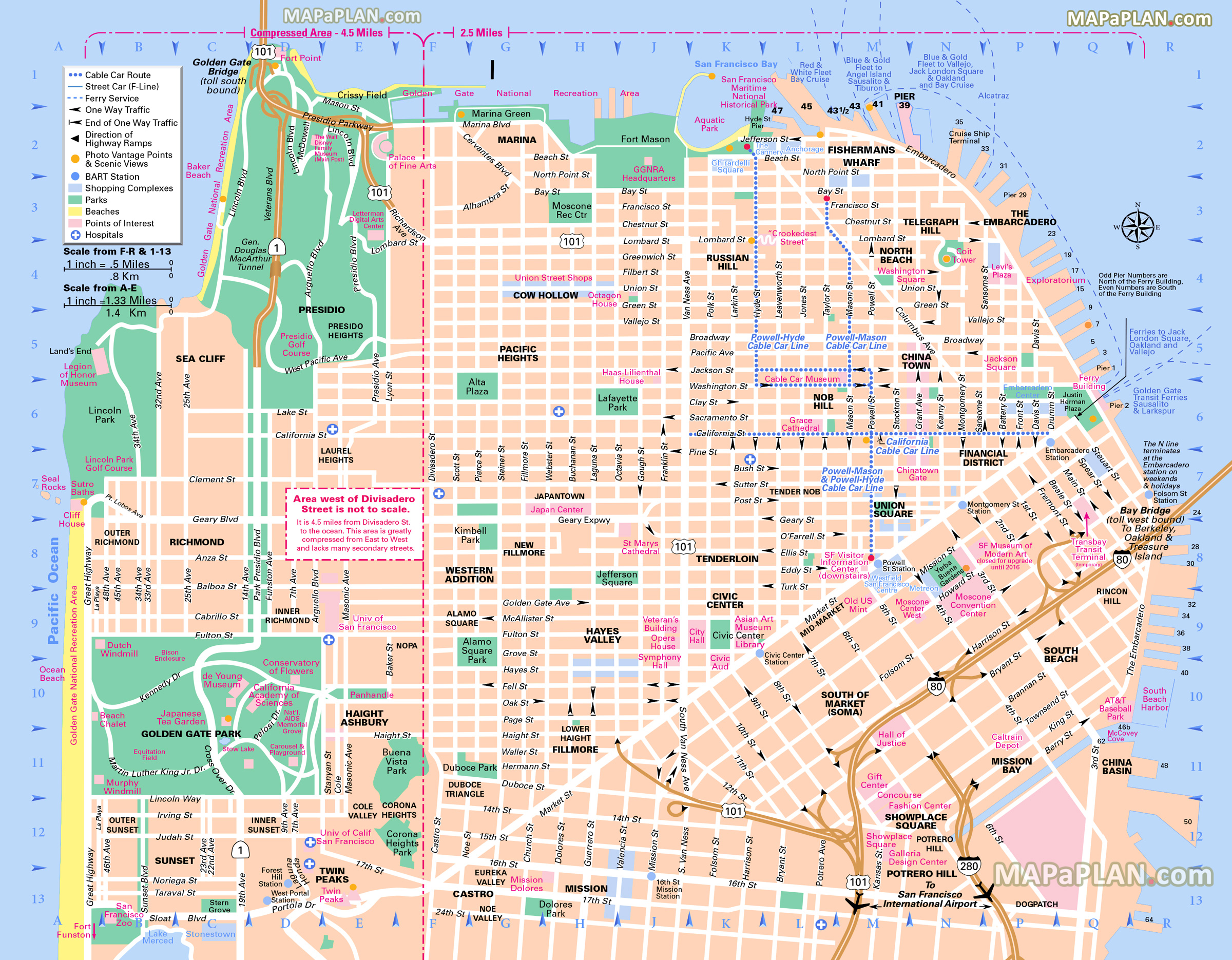 San Francisco Map | Maps