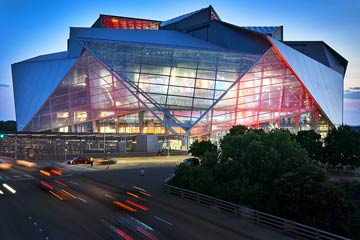 atlanta mercedes benz stadium arena detailed seat row numbers chart