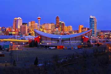 calgary scotiabank saddledome arena detailed row numbers chart map thumbnail