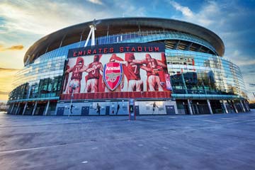 london arsenal emirates stadium detailed seat row numbers chart