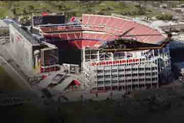 santa clara levis stadium arena detailed interactive seat row numbers chart plan