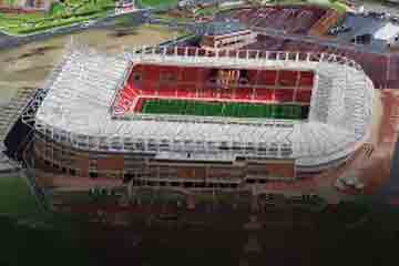 sunderland stadium of light arena detailed interactive seat row numbers plan chart
