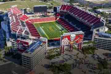 tampa raymond james stadium arena detailed interactive seat row numbers chart plan