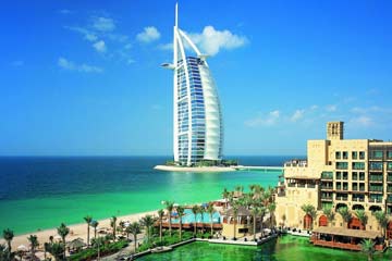 dubai uae city top tourist attractions printable street plan
