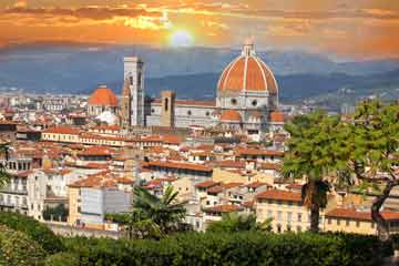 florence italy city top tourist attractions printable street plan