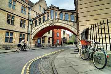 oxford england city top tourist attractions printable street plan