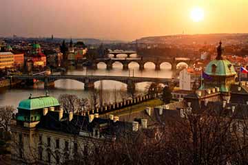 prague czech city top tourist attractions printable street plan