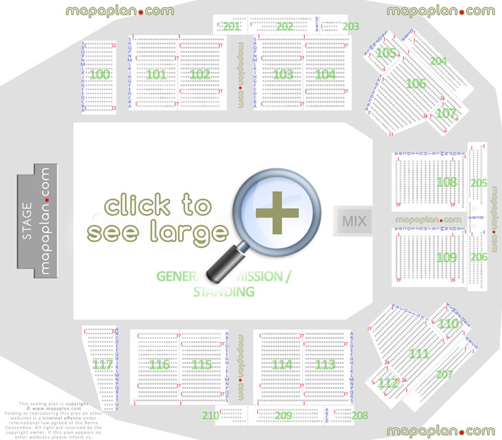 Aberdeen P&J Live seating chart general admission standing floor plan concerts arena diagram individual find seat locator seats row best seats rows numbered sections