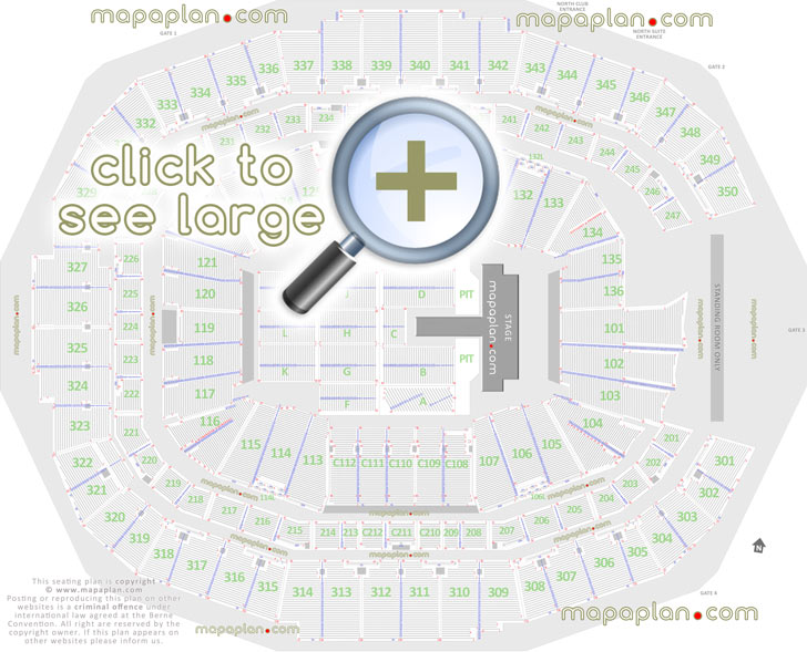 Atlanta Mercedes-Benz Stadium seating chart detailed seat numbers row numbering concert chart interactive plan layout