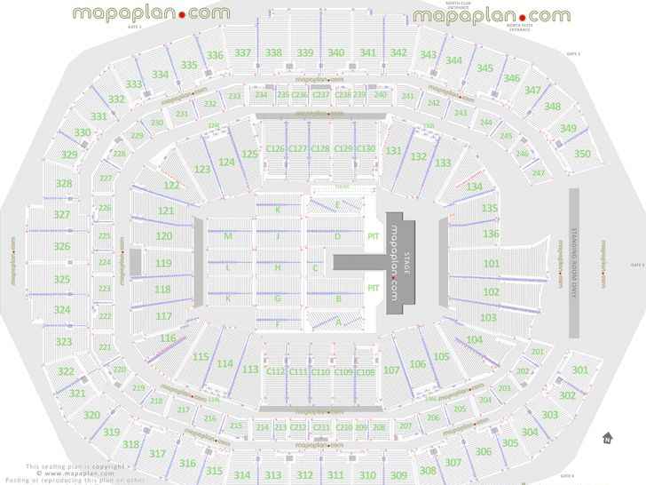 Mercedes Benz Stadium Seat Row Numbers Detailed Seating Chart Atlanta Mapaplan Com