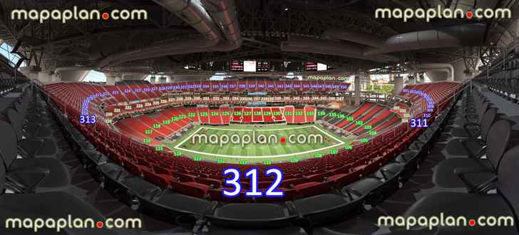 Mercedes Benz Stadium Seat Row