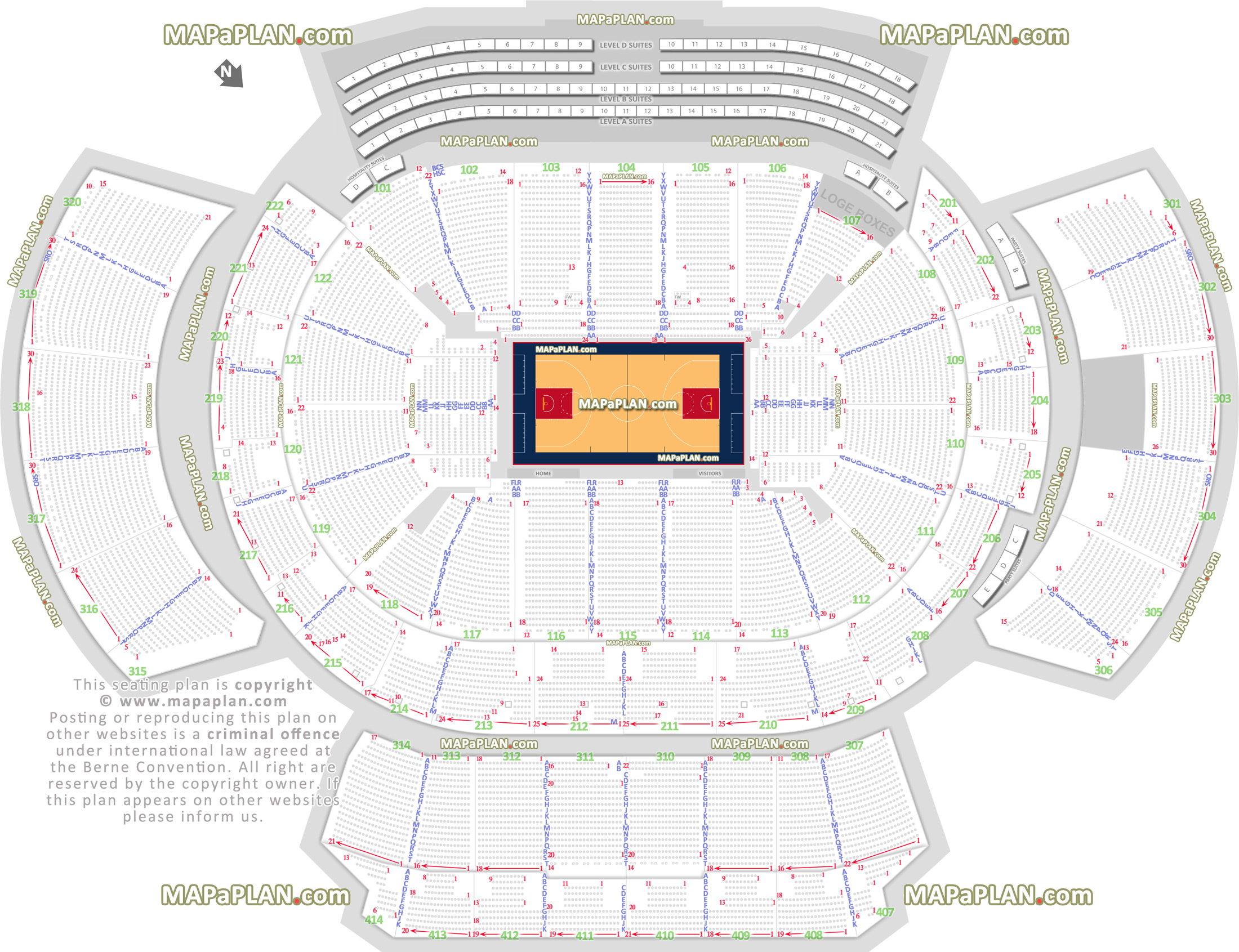 atlanta hawks nba dream basketball game court exact venue map individual find my your seat locator courtside area bench Atlanta State Farm Arena seating chart