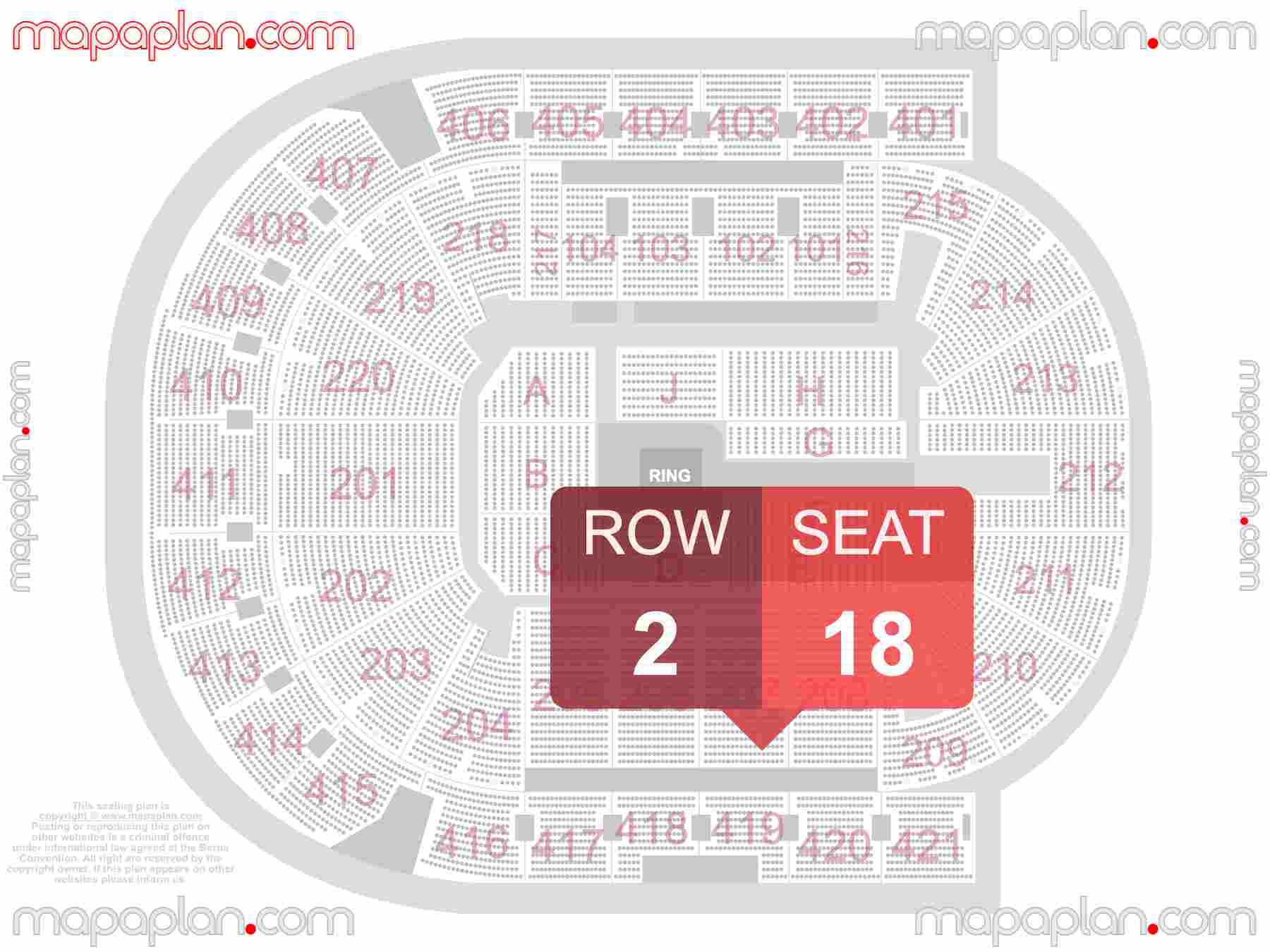Berlin Uber Arena seating plan WWE MMA boxing eishockey basketball Sitzplan mit Sitzplatz und Reihen Nummerierung find best seats row numbering system map showing how many seats per row - Individual find my seat virtual locator