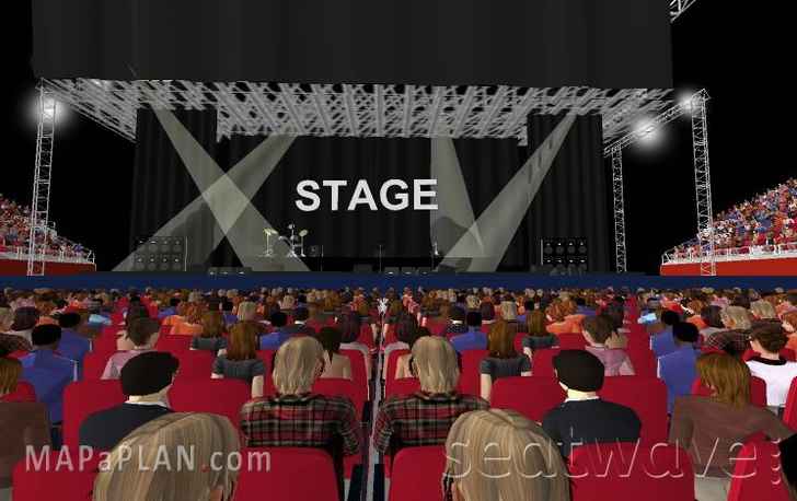 Block B Row L Front rows best centre seats view Birmingham Resorts World Arena NEC seating plan