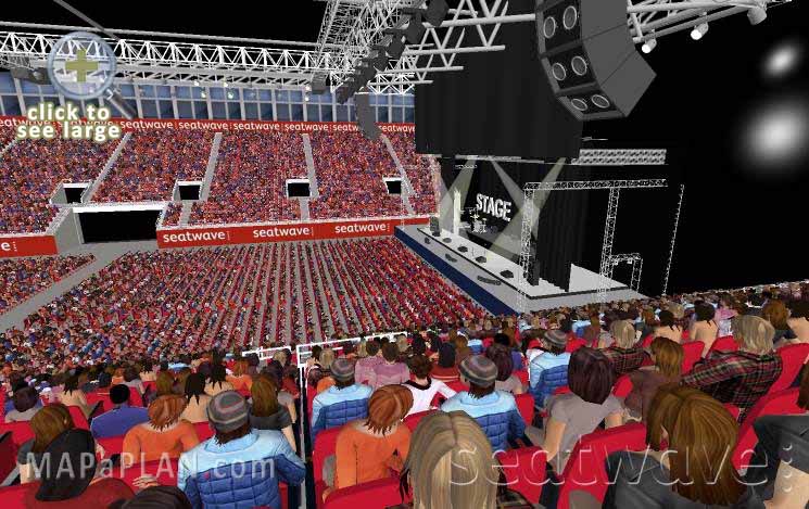 Block 2 Row P Event venue viewer Birmingham Genting NEC LG Arena seating plan