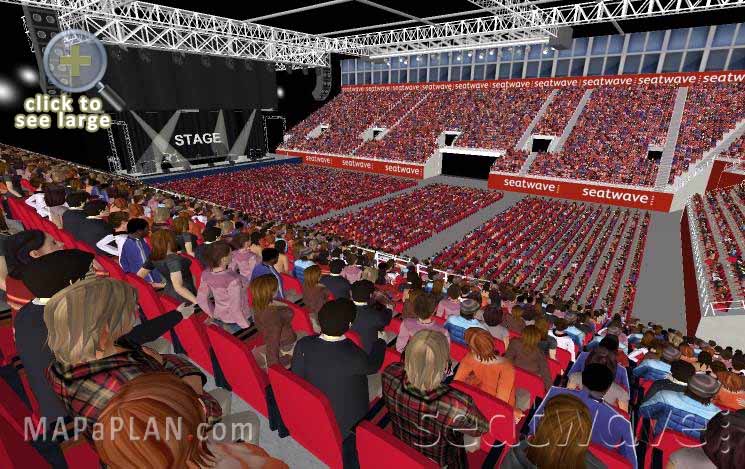 Block 12 Row T Fully seated Birmingham Genting NEC LG Arena seating plan