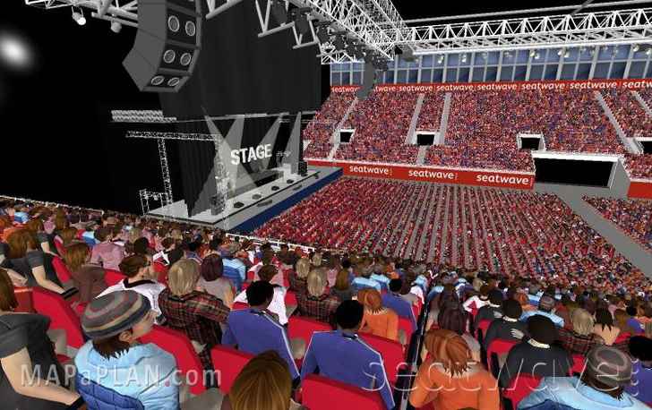 Block 16 Row Q View Birmingham Resorts World Arena NEC seating plan