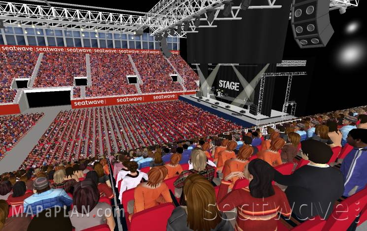 Block 3 Row Q Show Deck VIP Box premium stools Birmingham Resorts World Arena NEC seating plan