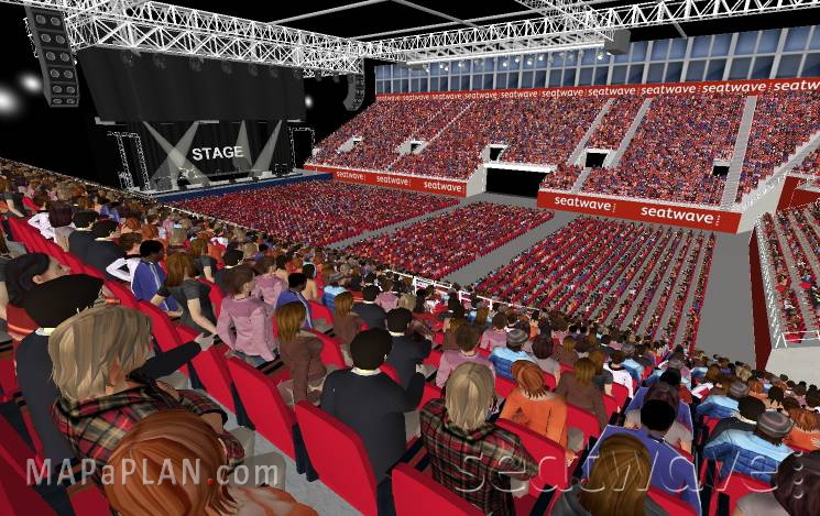 Block 12 Row T Fully seated Birmingham Resorts World Arena NEC seating plan