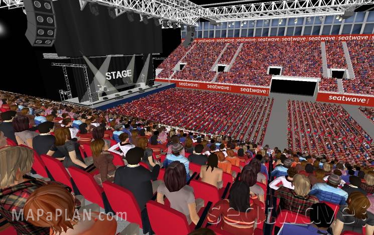 Block 15 Row Q View Birmingham Resorts World Arena NEC seating plan