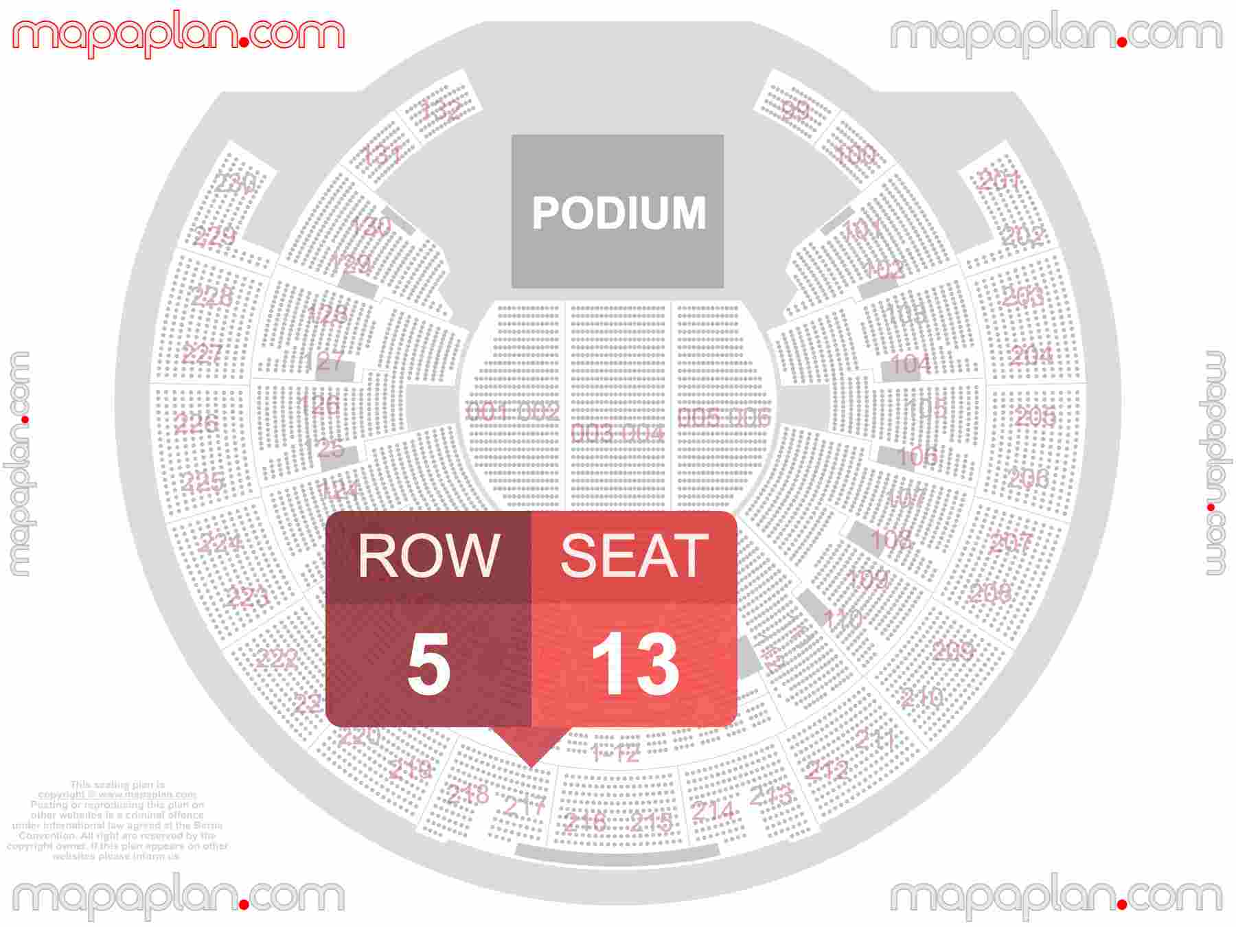 Brussels Vorst Nationaal Forest National seating plan Concert plattegrond met zitplaatsen nummering en rijnummers beste plaatsen blokken zaalplan - detailed seat numbers and row numbering plan with interactive map map layout