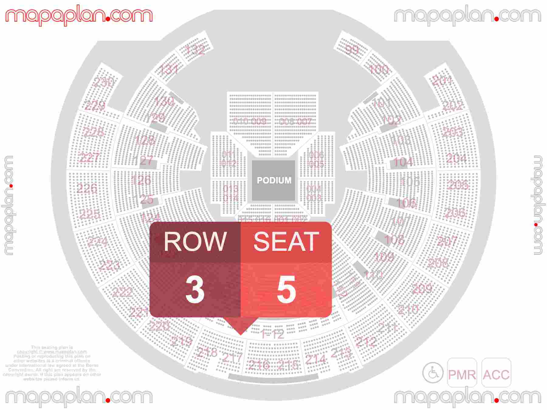 Brussels Vorst Nationaal Forest National seating plan Concert & WWE wrestling plaatsen rijen blokken nummering verdeling zaalplan indeling met stoelnummers - inside capacity view arrangement map - Interactive virtual 3d best seats & rows detailed stadium image configuration layout