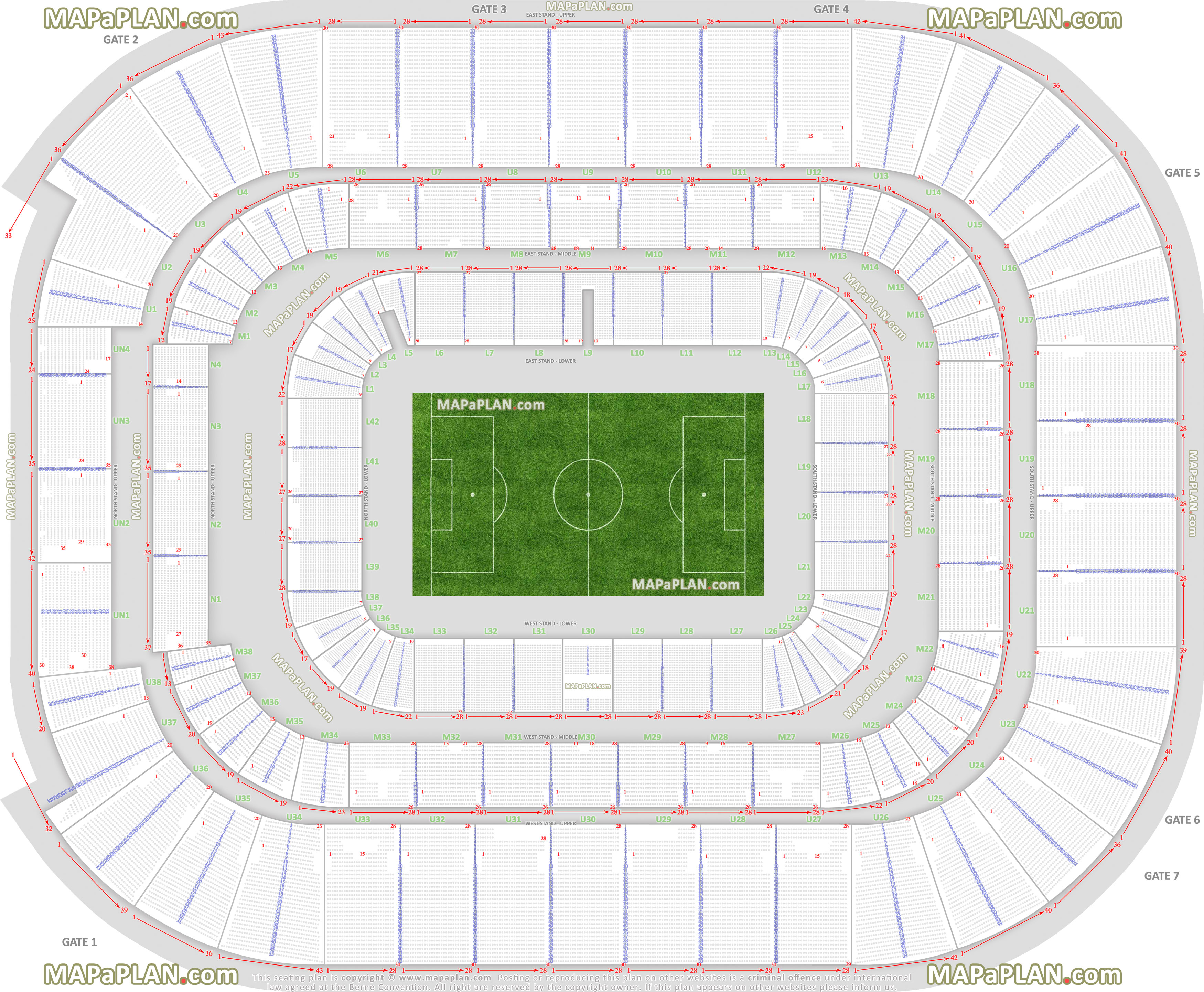 wales football game chart find my seat guide block row seat gate arrangement Cardiff Millennium Principality Stadium seating plan